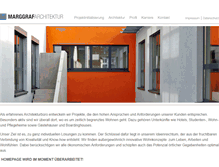 Tablet Screenshot of marggraf-architektur.de
